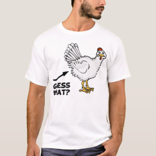 Vermutung welcher Huhn-Hintern T-Shirt