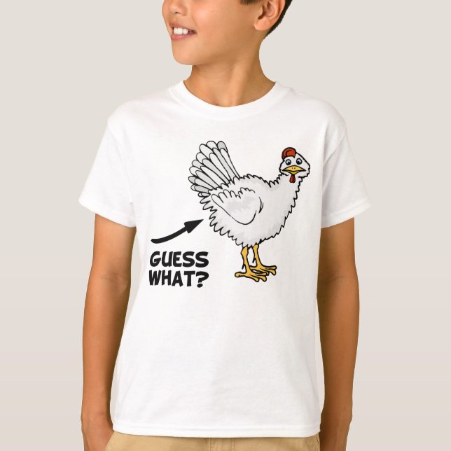 Vermutung welcher Huhn-Hintern T-Shirt (Vorderseite)