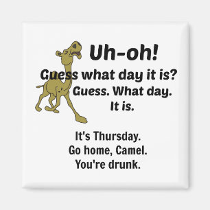 Vermutung, welcher Tag es ist Magnet