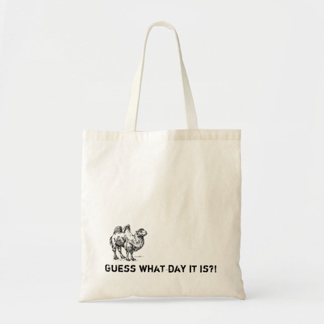 Vermutung, welcher Tag es? ist! Tragetasche (Vorne)