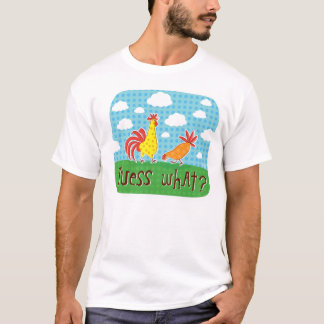 Vermutung welches Huhn-Hinternt-shirt T-Shirt