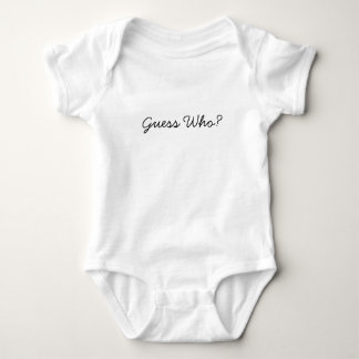 Vermutung wer? baby strampler