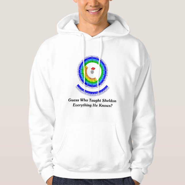 Vermutung, wer Sheldon alles er beibrachte, weiß? Hoodie (Vorderseite)