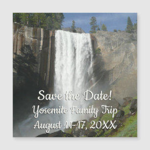 Vernal Falls I im Yosemite National Park Magnetkarte