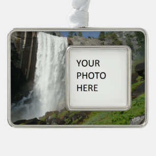 Vernal Falls I im Yosemite National Park Rahmen-Ornament Silber