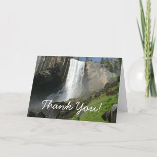 Vernal Falls I im Yosemite-Nationalpark Dankeskarte