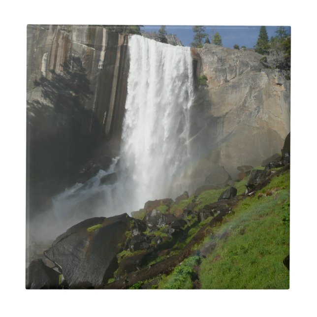 Vernal Falls I in Yosemite National Park Fliese (Vorderseite)