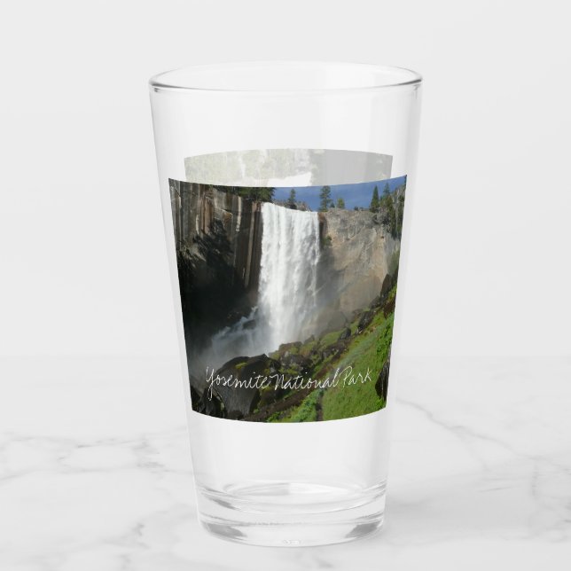 Vernal Falls I in Yosemite National Park Glas (Vorderseite)