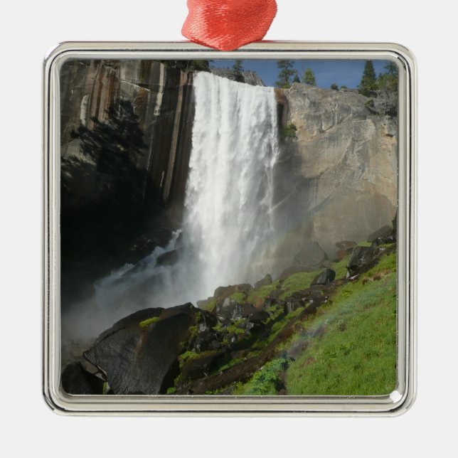 Vernal Falls I in Yosemite National Park Ornament Aus Metall (Vorne)