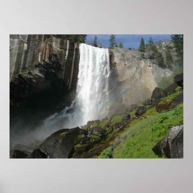 Vernal Falls I in Yosemite National Park Poster (Vorne)