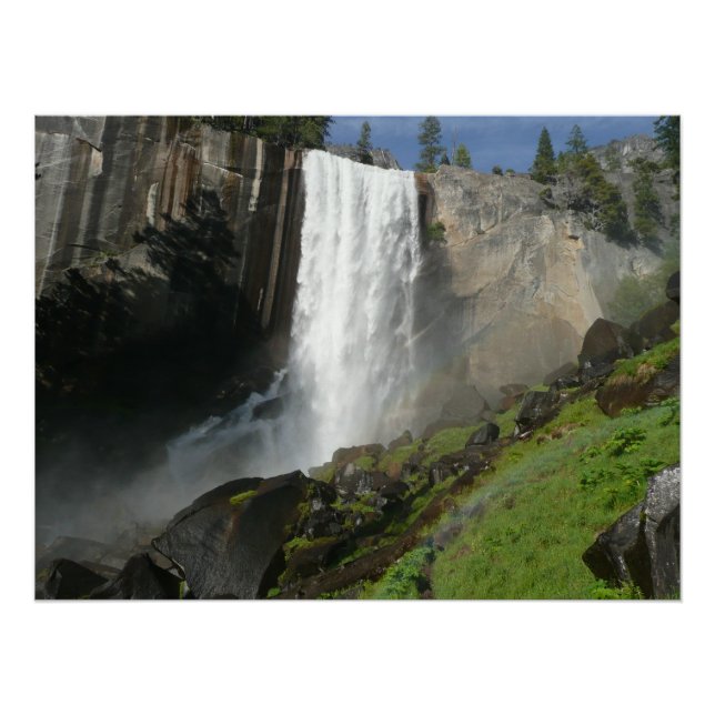 Vernal Falls I in Yosemite National Park Poster (Vorderseite)