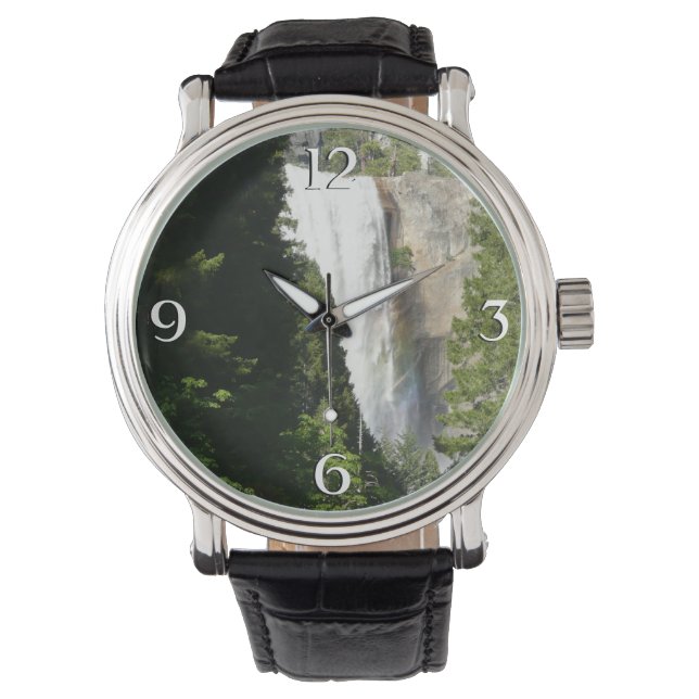 Vernal Falls II. im Yosemite-Nationalpark Armbanduhr (Vorderseite)