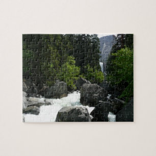 Vernal Falls in der Ferne von Yosemite Puzzle