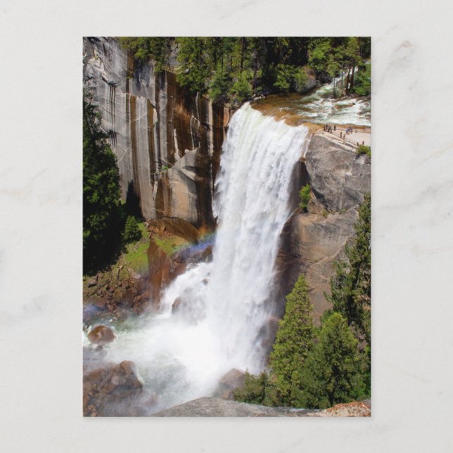 Vernal Falls Overlook Postkarte (Vorderseite)