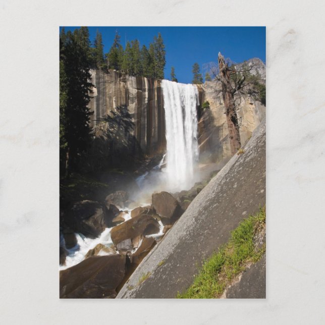Vernal Falls Postkarte (Vorderseite)