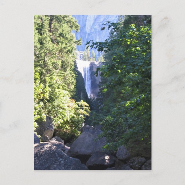 Vernal Falls, Yosemite National Park, CA Postkarte (Vorderseite)