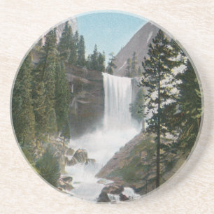Vernal Falls, Yosemite Vintage Coaster Sandstein Untersetzer