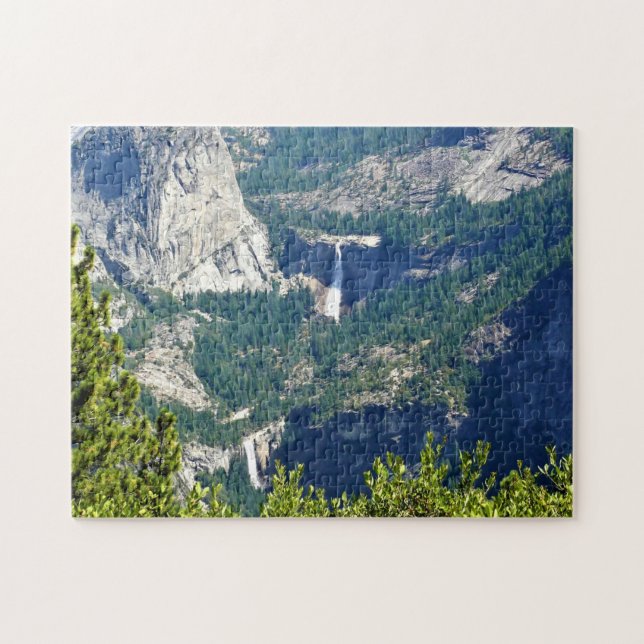 Vernal & Nevada Falls from Glacier Point, CA Puzzle (Horizontal)