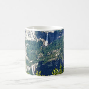 Vernal- und Nevada-Fälle vom Glacier Point, CA Kaffeetasse
