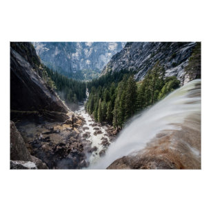 Vernall Fall und Nebel-Spur Poster