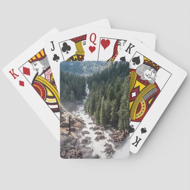 Vernall Fall und Nebel-Spur Spielkarten (Rückseite)