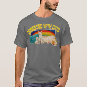 Vernarrt in Katzen Retro-Stil Katzenliebhaber-Gesc T-Shirt