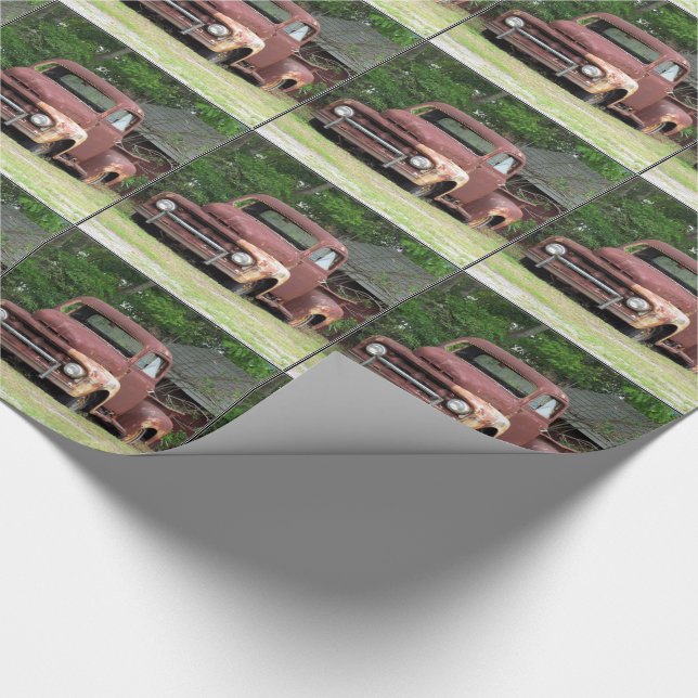 Vernarrte Erinnerungen - das alte Geschenkpapier (Ecke)