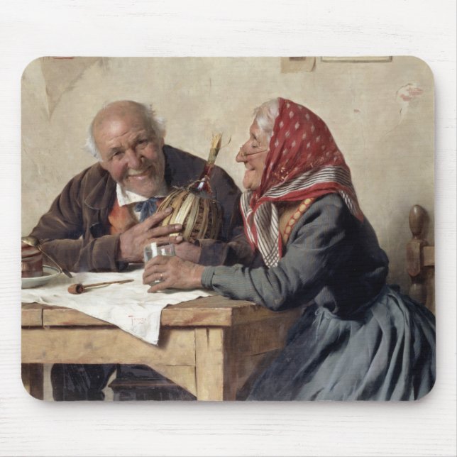 Vernarrte Erinnerungen (Öl auf Leinwand) Mousepad (Vorne)
