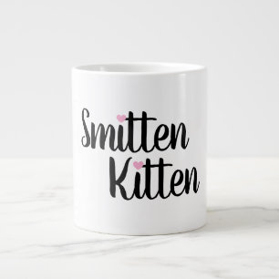 Vernarrtes Kätzchen Süße Valentinstag-Kaffeetasse  Jumbo-Tasse