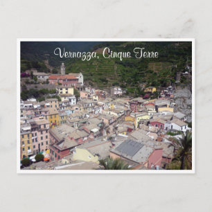 Vernazza Cinque Terre Dächer Postkarte