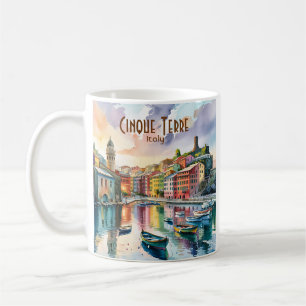 Vernazza Cinque Terre Italien Aquarell Benutzerdef Kaffeetasse