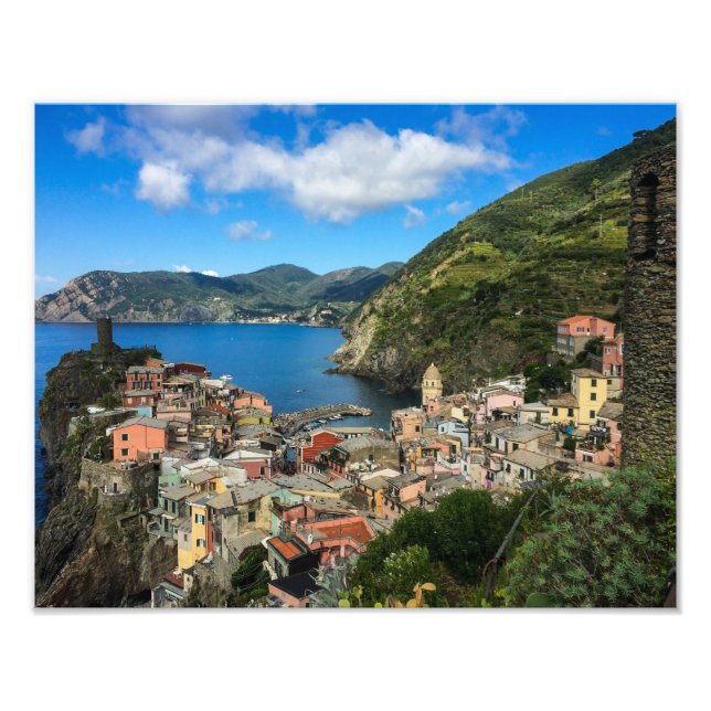 Vernazza, Cinque Terre, Italien - Foto Print (Vorne)