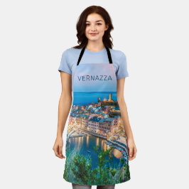 Vernazza Cinque Terre La Spezia Italien Panorama Schürze