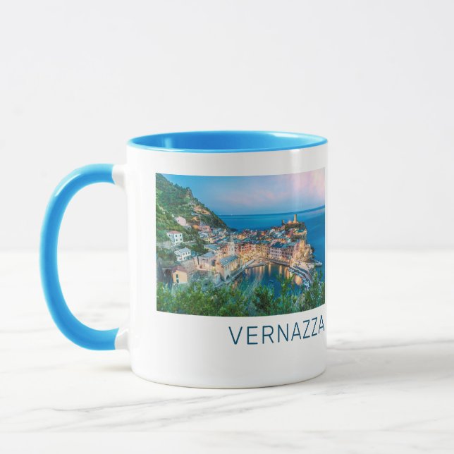 Vernazza Cinque Terre La Spezia Italien Panorama Tasse (Links)