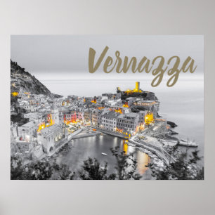 Vernazza Cinque Terre Ligurien Ein perfektes Woche Poster