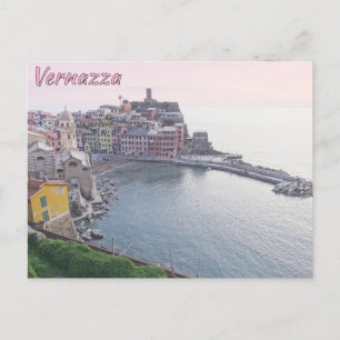Vernazza, Cinque Terre.Postcard Postkarte