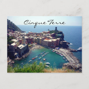 Vernazza cinque terre postkarte