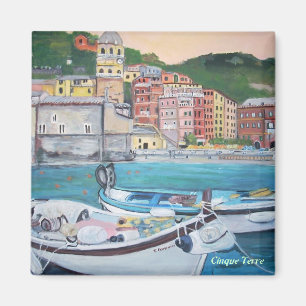 Vernazza Hafen, Cinque Terre Magnet