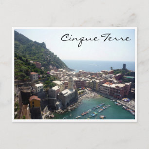 Vernazza Luftbild Postkarte