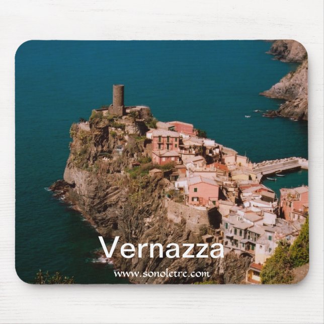 Vernazza Panoramasicht Mousepad (Vorne)