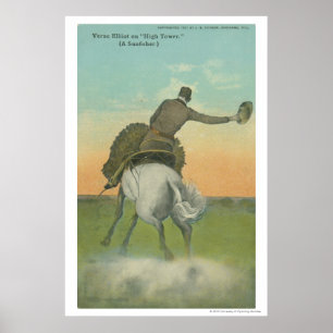Verne Elliott auf Hochturm. Poster