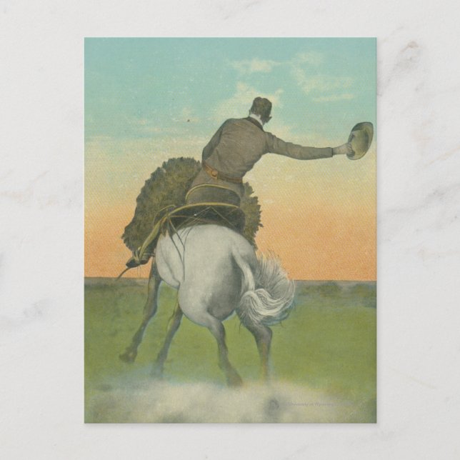 Verne Elliott auf Hochturm. Postkarte (Vorderseite)