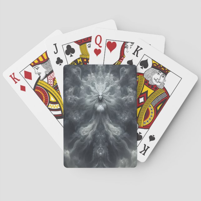 Vernebelte Erscheinung  Spielkarten (Rückseite)