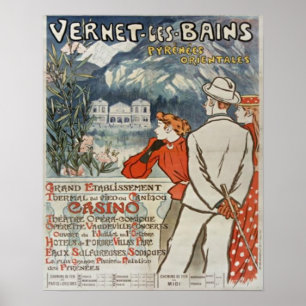 Vernet Les Bains absolut schön Poster