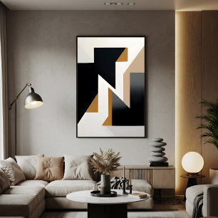 Vernetzte Geometrie Leinwanddruck