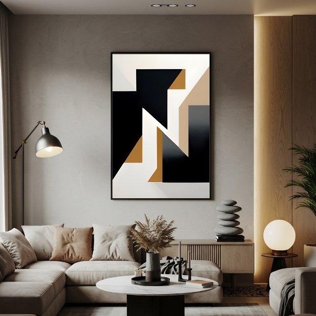 Vernetzte Geometrie Leinwanddruck (Von Creator hochgeladen)