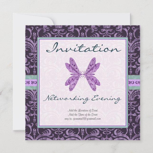 Vernetzung, Matchmaking, Kommunikationsveranstaltu Einladung (Vorderseite)