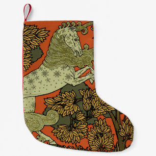 Verneuil Art Nouveau Pferd: Vintage-Reitkunst Kleiner Weihnachtsstrumpf