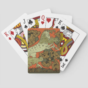 Verneuil Art Nouveau Pferd: Vintage-Reitkunst Spielkarten