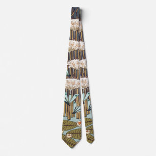 Verneuil Dragonfly Water Lily Art Nouveau: Vintage Krawatte